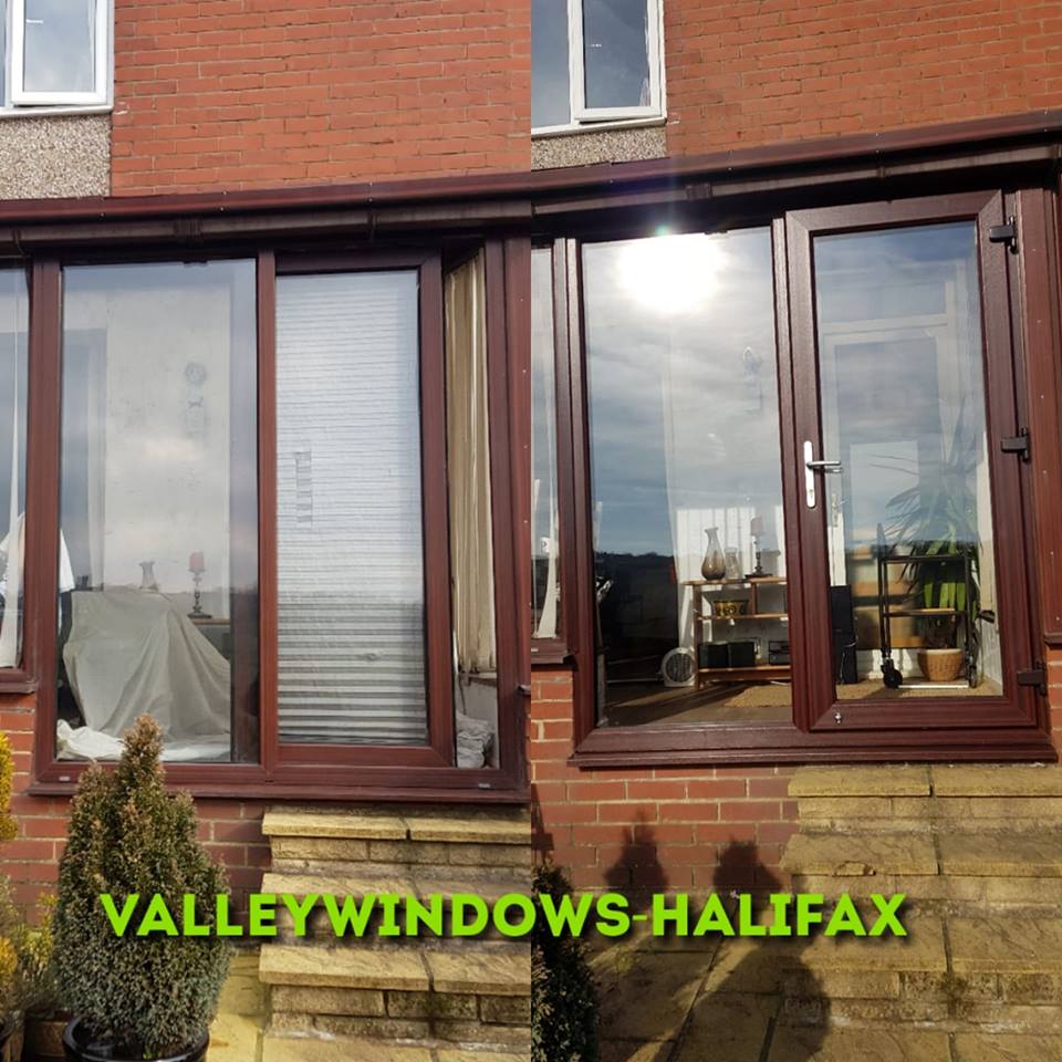 Valley Windows  replace sliding doors with single opening door