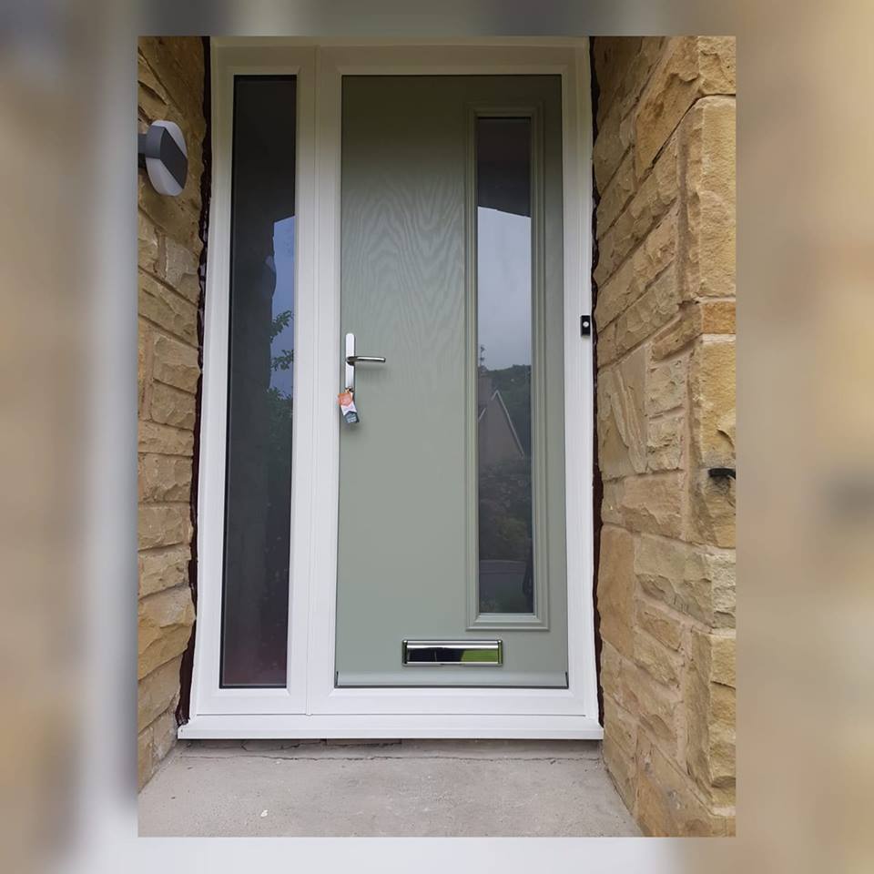 Valley Windows Halifax - Composite door with side window